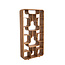Light en Living Kast open 100x30x200 cm LABARE licht bruin