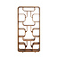 Light en Living Kast open 100x30x200 cm LABARE licht bruin