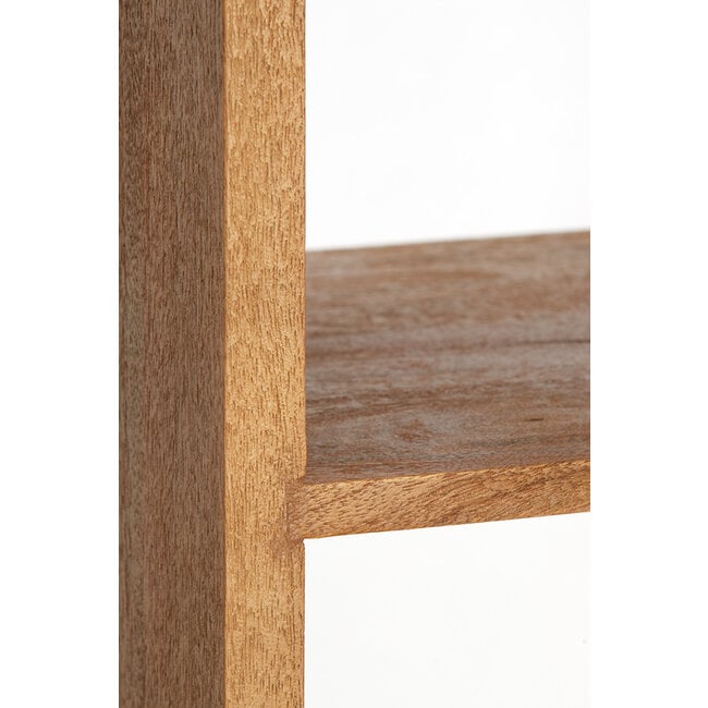 Light en Living Kast open 100x30x200 cm LABARE licht bruin