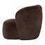 PTMD Fauteuil Aphrodite fur donkerbruin