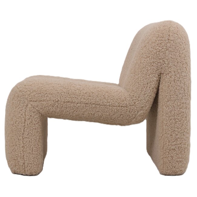 PTMD Fauteuil  Oslo teddy beige