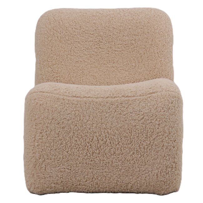 PTMD Fauteuil  Oslo teddy beige