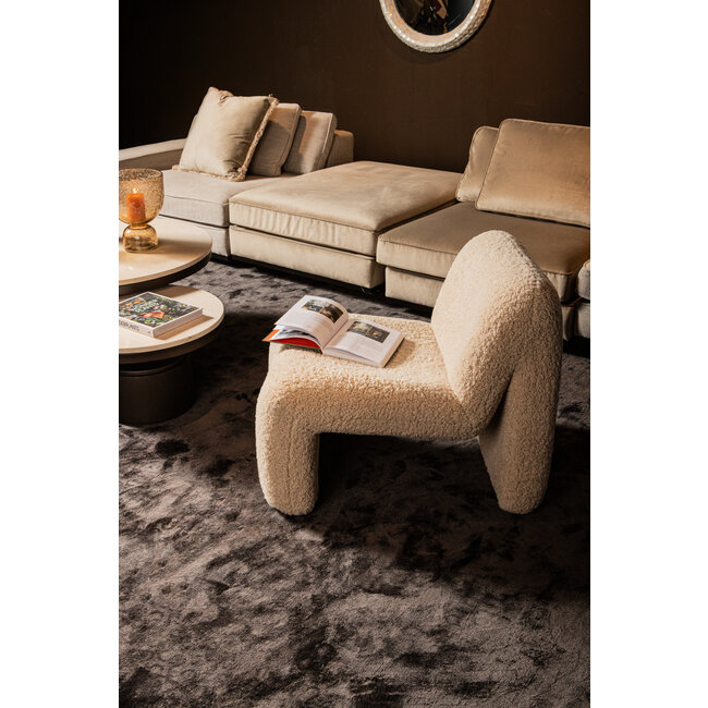 PTMD Fauteuil  Oslo teddy beige