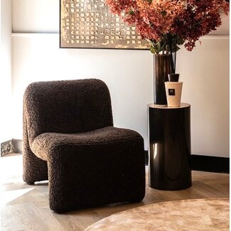 PTMD Fauteuil  Oslo teddy coffee
