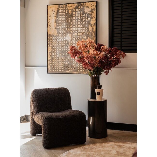PTMD Fauteuil  Oslo teddy coffee
