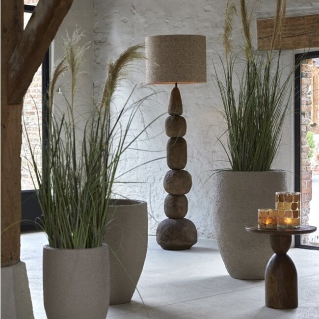 Light en Living Vloerlamp Ø30x135 cm MARREE donker bruin