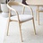 Stoelen met houten onderstel