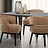 Stoelen met zwart onderstel