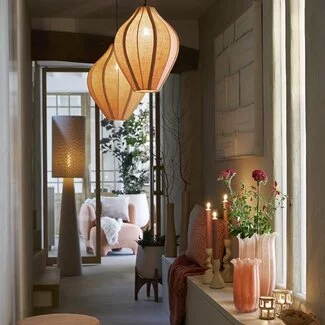 Light en Living Hanglamp Ø31x38 cm PASTO jute naturel