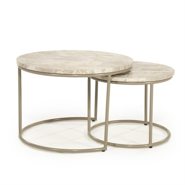 By Boo Bijzettafel Alvar ( set of 2)
