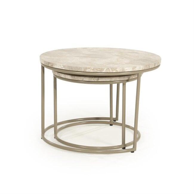 By Boo Bijzettafel Alvar ( set of 2)