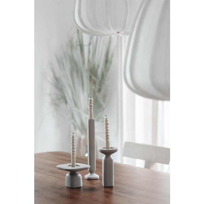 By Boo Candle holder Squand large - beige