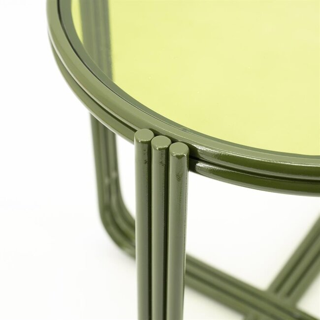 By Boo Bijzettafel Groovy - groen