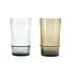 By Boo Drink glas Bubble groot - bruin