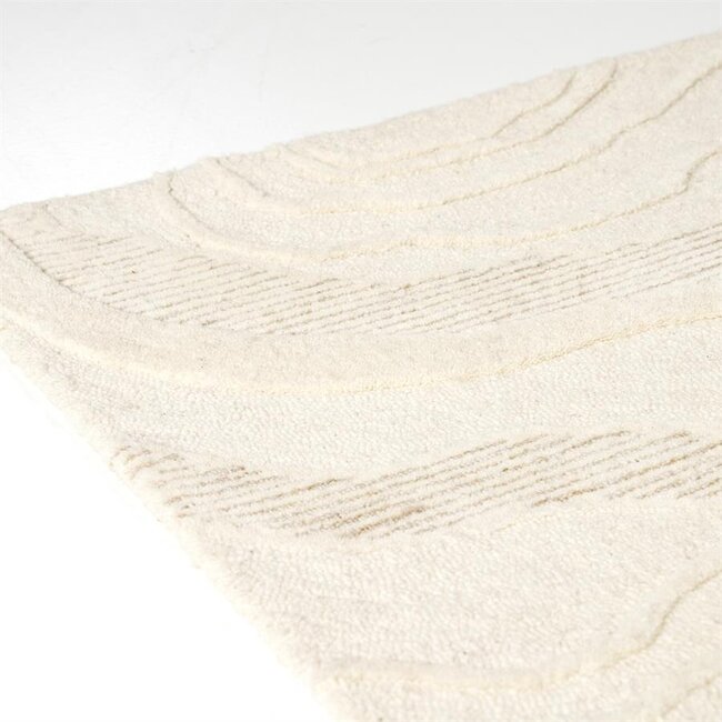 By Boo Vloerkleed Soil 190x290 cm - off white