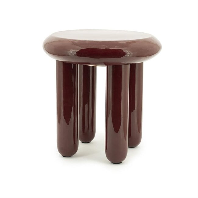 By Boo Bijzettafel Balloon - burgundy