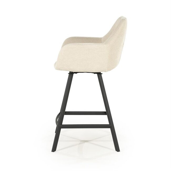 By Boo Barstoel Bliss with armleuning - beige