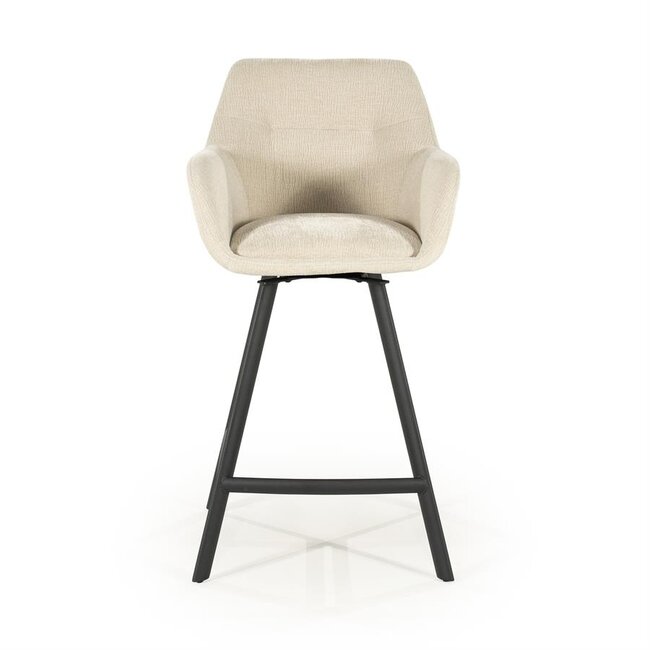 By Boo Barstoel Bliss with armleuning - beige