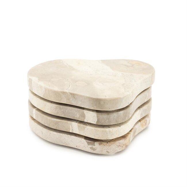 By Boo Onderzetter Marrone (set of 4)