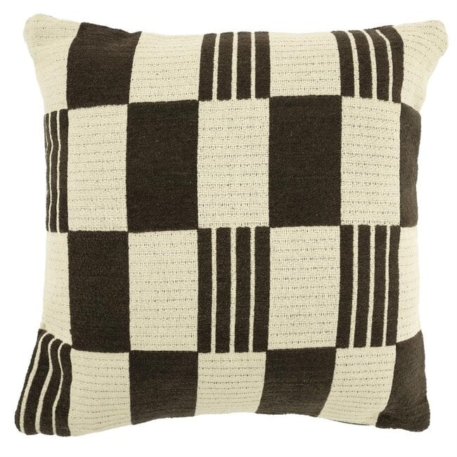 By Boo Kussen Twist 45x45 cm – bruin