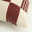 By Boo Kussen Twist 45x45 cm - burgundy