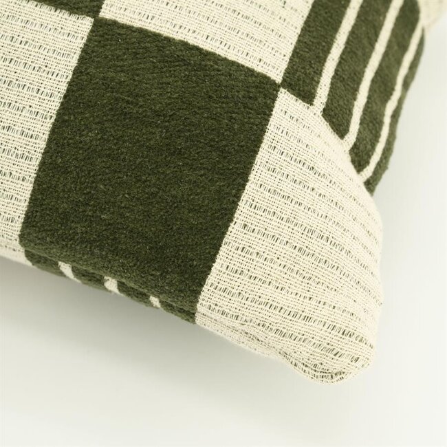 By Boo Kussen Twist 35x55 cm – groen