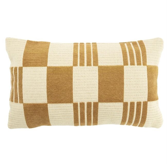 By Boo Kussen Twist 35x55 cm – mosterd