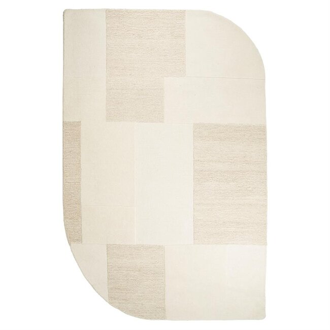 By Boo Vloerkleed Contour - off white
