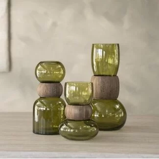 By Boo Vaas Verra klein - groen