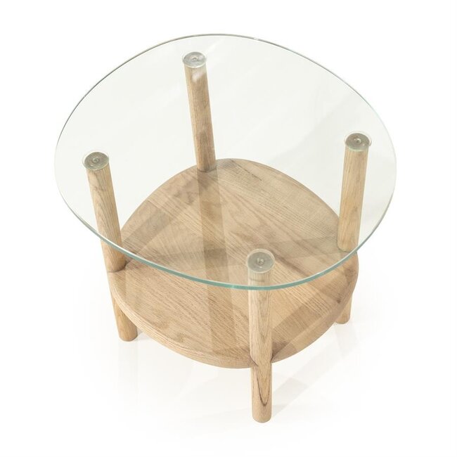 Eleonora Bijzettafel Cleo - naturel