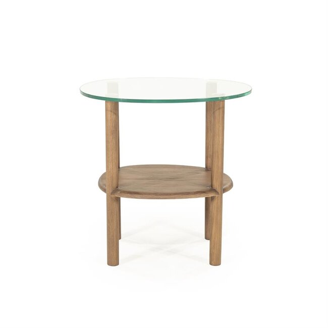 Eleonora Bijzettafel Cleo - lichtbruin