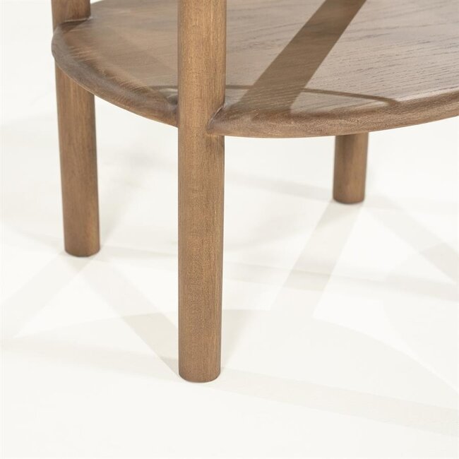 Eleonora Bijzettafel Cleo - lichtbruin