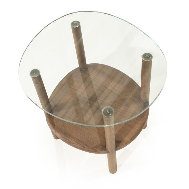 Eleonora Bijzettafel Cleo - lichtbruin
