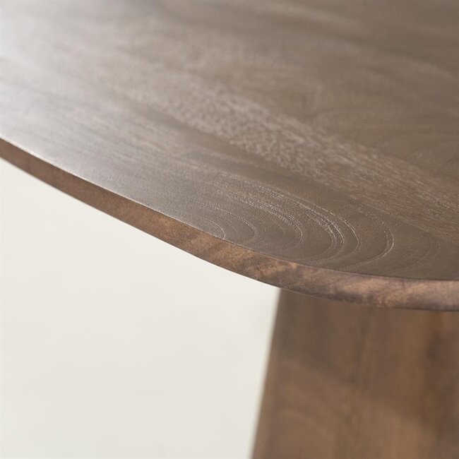 Eleonora Eettafel Aron vierkant 80x80 - lichtbruin