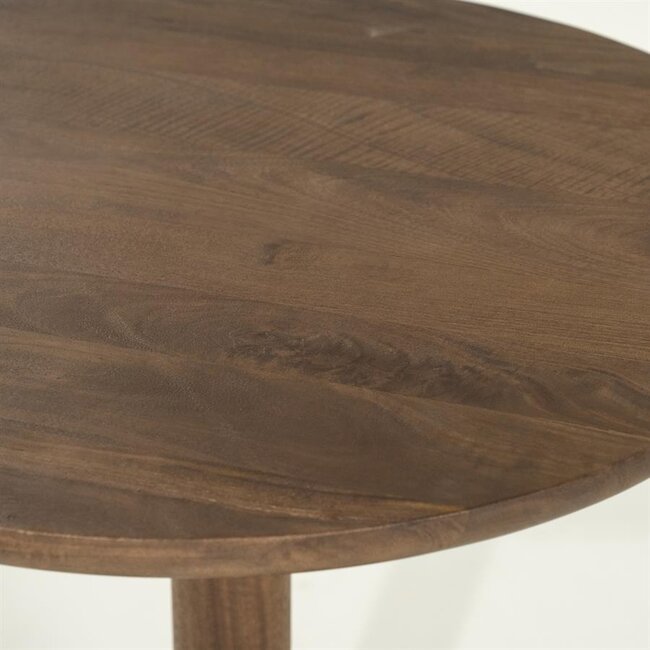 Eleonora Bistrotafel Florent rond - lichtbruin