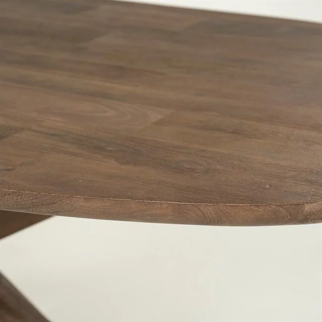 Eleonora Eettafel Tycho 210x110 cm - lichtbruin