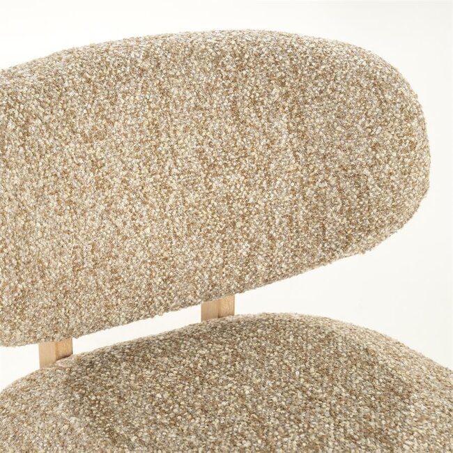 Eleonora Fauteuil Reza naturel - taupe Bay