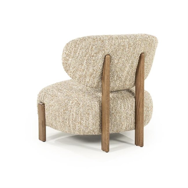 Eleonora Fauteuil Reza bruin - beige Bay