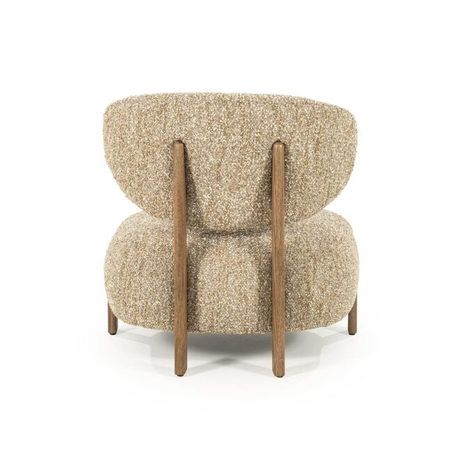 Eleonora Fauteuil Reza bruin - taupe Bay