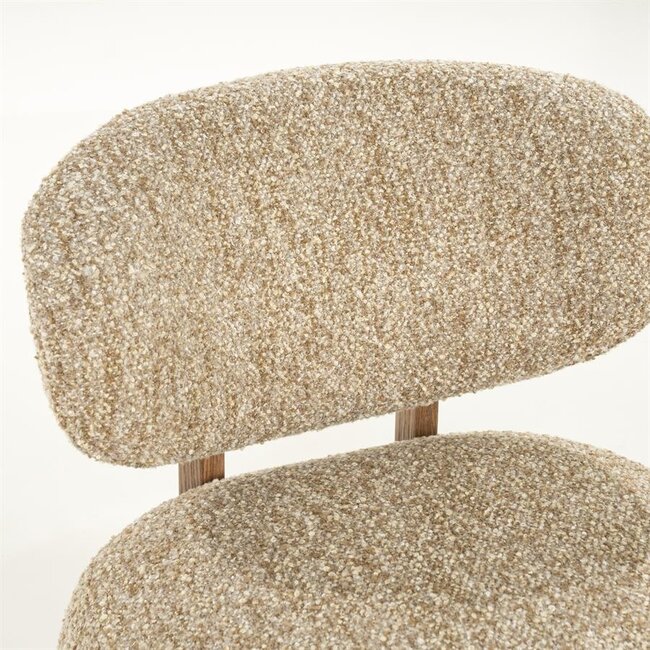 Eleonora Fauteuil Reza bruin - taupe Bay