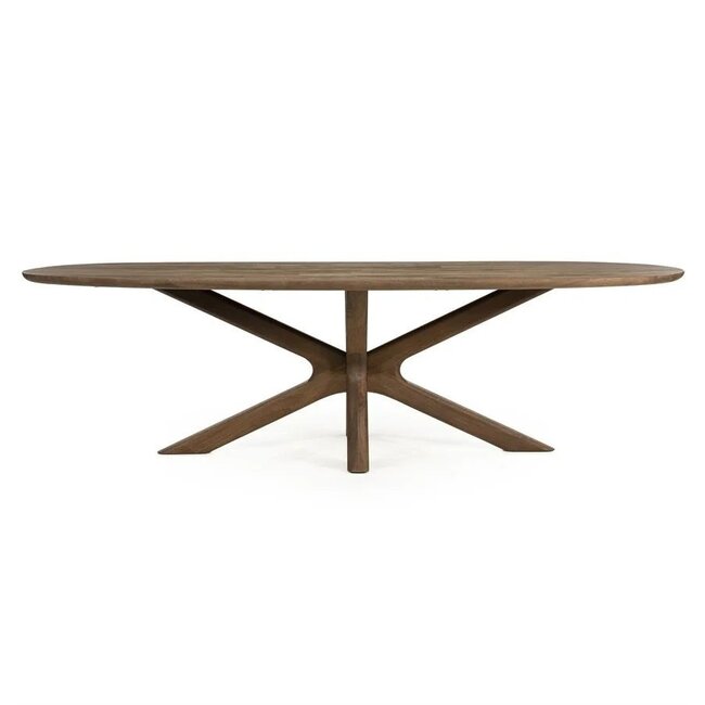 Eleonora Eettafel Tycho 260x110 cm - lichtbruin