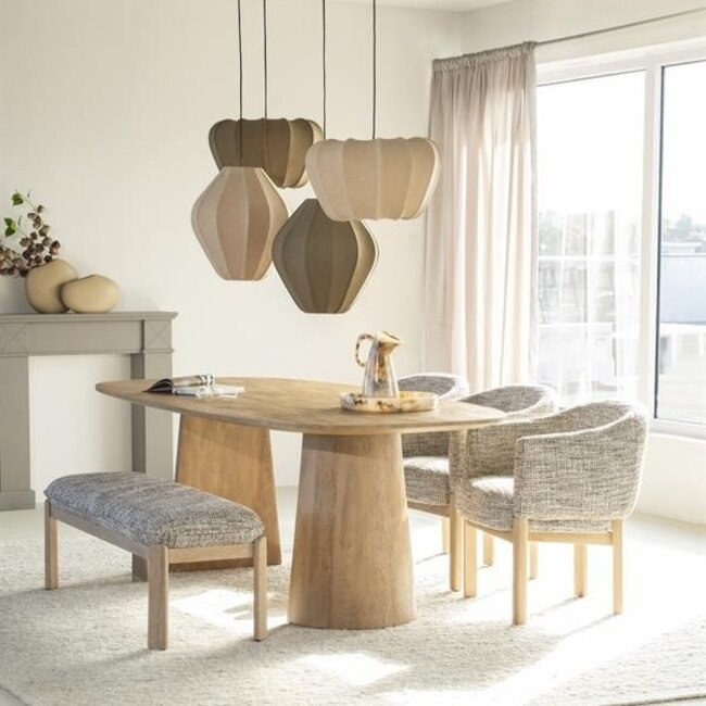 Eleonora Eettafel Lune 240x105 cm - naturel