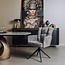Tower Living Bardi Armstoel - Haga 16 charcoal (draaibaar)
