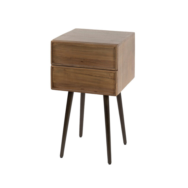 WoonStijl Nachtkastje Frame met 2 lades - set van 2
