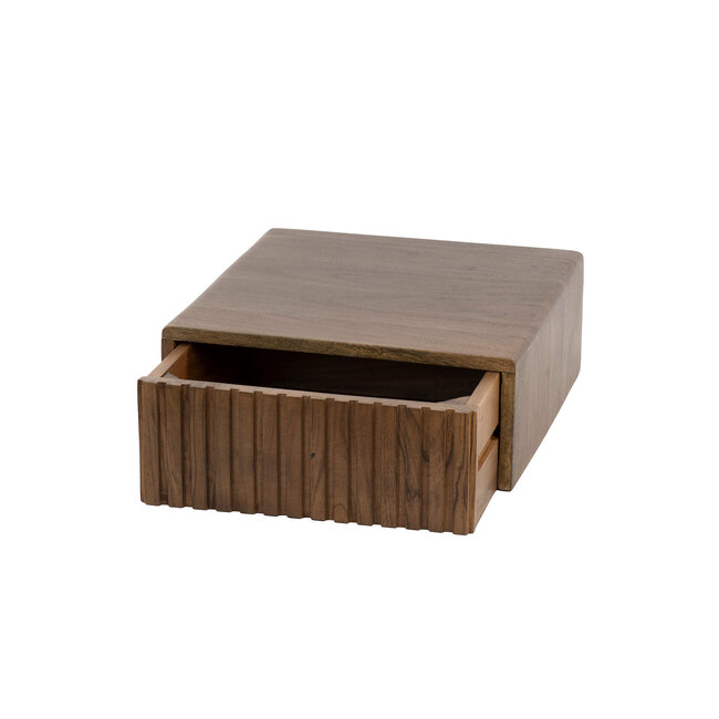 WoonStijl Nachtkastje Carve met 1 lade - set van 2