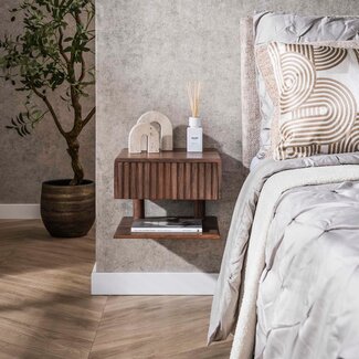 WoonStijl Nachtkastje Carve Shelve met 1 lade