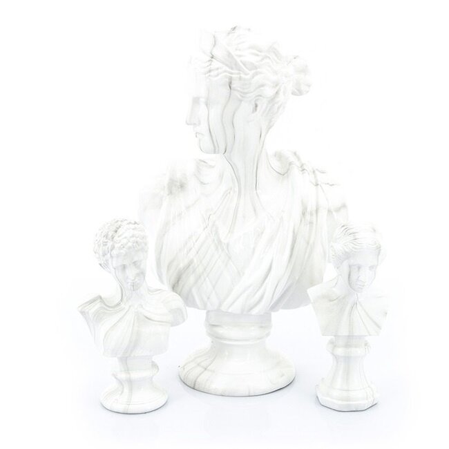 By Boo Ornament Ceres Marmer - Wit