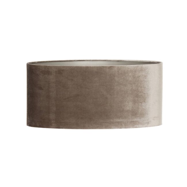 Light en Living Lampenkap ovaal recht smal 45-21-22 cm PALATA taupe