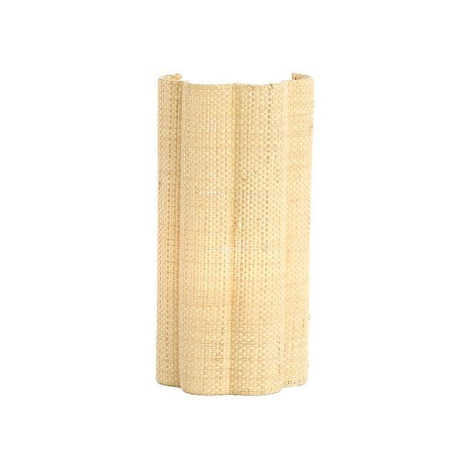 Light en Living Wandlamp 15x10x30,5 cm VERDANTIA raffia naturel