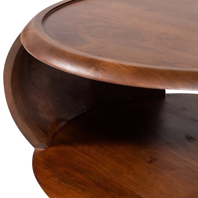 Woood Cole Salontafel Mango Hout Bruin